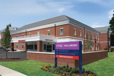 UPMC Wellsboro with new sign